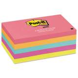 Post-it Notes Original Pads in Cape Town Colors, 3 x 5, 100-Sheet, 5/Pack (6555PK)