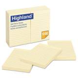 Highland Self-Stick Notes, 4 x 6, Yellow, 100-Sheet (6609YW)