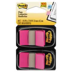Post-it Flags Standard Page Flags in Dispenser, Bright Pink, 100 Flags/Dispenser (680BP2)