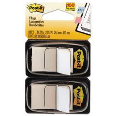 Post-it Flags Standard Page Flags in Dispenser, White, 100 Flags/Dispenser (680WE2)