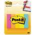 Post-it Page Flag Markers, Assorted Brights, 100 Strips/Pad, 5 Pads/Pack (6705AN)