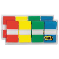 Post-it Flags Page Flags in Portable Dispenser, Assorted Primary, 160 Flags/Dispenser (680RYGB2)