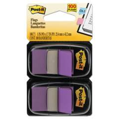 Post-it Flags Standard Page Flags in Dispenser, Purple, 100 Flags/Dispenser (680PU2)