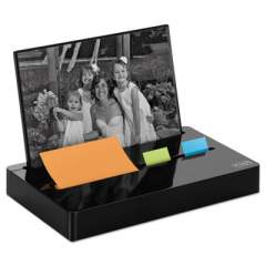 Post-it Pop-up Notes Super Sticky Pop-Up Note/flag Dispenser Plus Photo Frame With 3 X 3 Pad, 50 1" Flags, Black (PH100BK)
