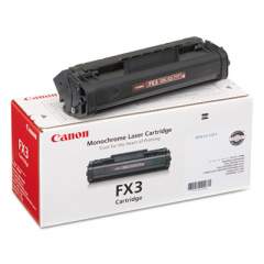 Canon 1557A002BA (FX-3) Toner, 2,700 Page-Yield, Black