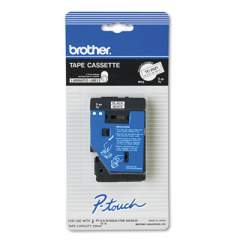 Brother P-Touch TC Tape Cartridge for P-Touch Labelers, 0.37" x 25.2 ft, Black on White (TC20Z1)
