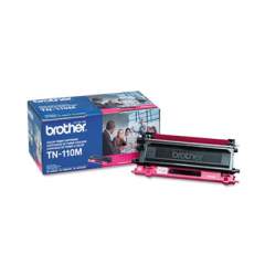Brother TN110M Toner, 1,500 Page-Yield, Magenta