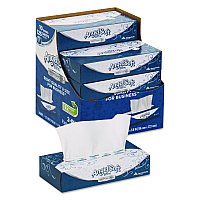ps Ultra Facial Tissue, 2-Ply, White, 125 Sheets/Box, 10 Boxes/Carton (4836014)