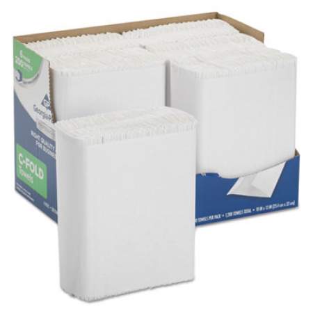 Georgia Pacific Professional Professional Series Premium Folded Paper Towels, C-Fold, 10 x 13, 200/Bx, 6 Bx/Carton (2112014)