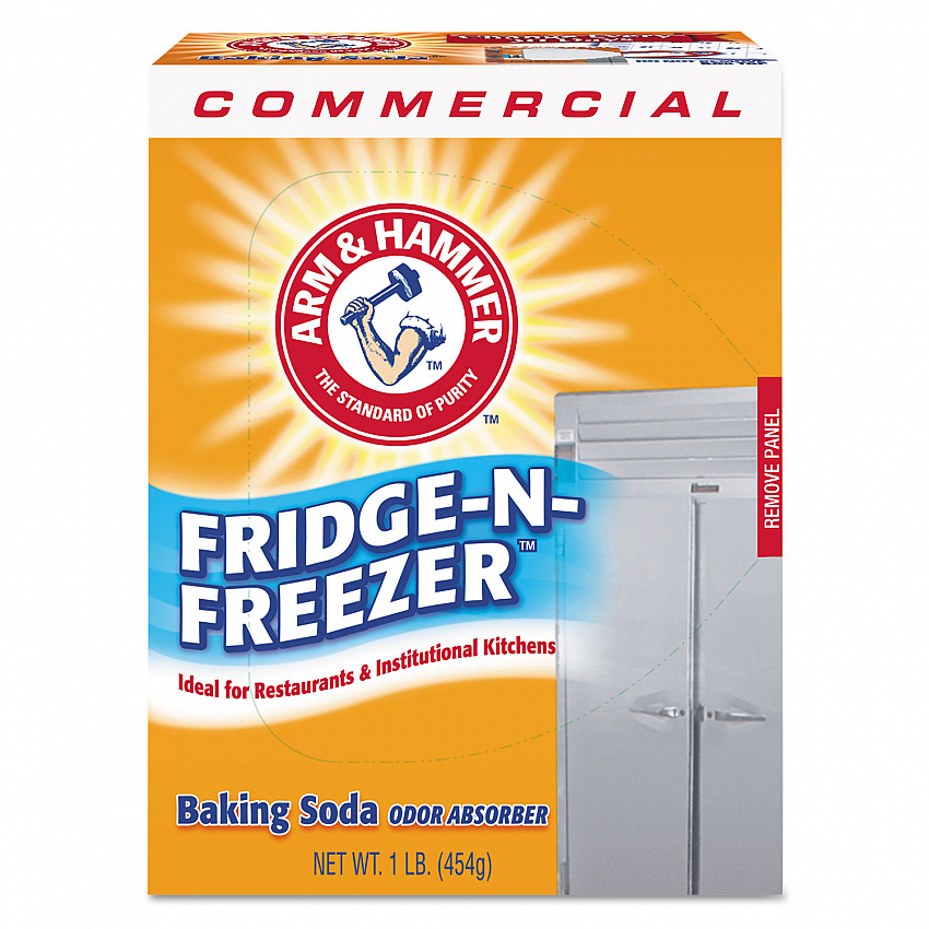 Fridge-n-Freezer Pack Baking Soda, Unscented, 16 oz, Powder (3320084011)