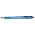 Paper Mate FlexGrip Ultra Ballpoint Pen, Retractable, Fine 0.8 mm, Blue Ink, Black/Blue Barrel, Dozen (9560131)