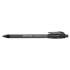Paper Mate ComfortMate Ultra Ballpoint Pen, Retractable, Medium 1 mm, Black Ink, Black Barrel, Dozen (6330187)