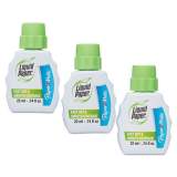 Paper Mate Liquid Paper Fast Dry Correction Fluid, 22 ml Bottle, White, 3/Pack (5643115)