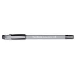 Paper Mate FlexGrip Ultra Ballpoint Pen, Stick, Medium 1 mm, Black Ink, Gray Barrel, Dozen (9630131)