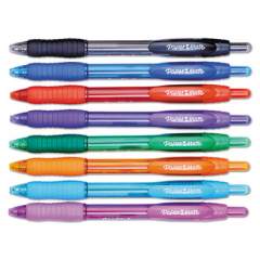 Paper Mate Profile Ballpoint Pen, Retractable, Bold 1.4 mm, Assorted Ink and Barrel Colors, 8/Pack (1960662)