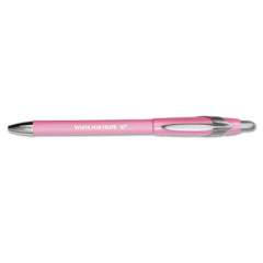Paper Mate Write for Hope Edition FlexGrip Elite Ballpoint Pen, Retractable, Medium 1 mm, Black Ink, Pink Barrel, Dozen (70672)