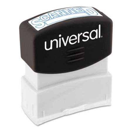 Universal Message Stamp, SCANNED, Pre-Inked One-Color, Blue (10157)