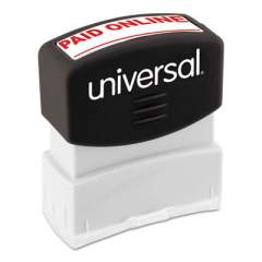 Universal Message Stamp, PAID ONLINE, Pre-Inked One-Color, Red (10156)