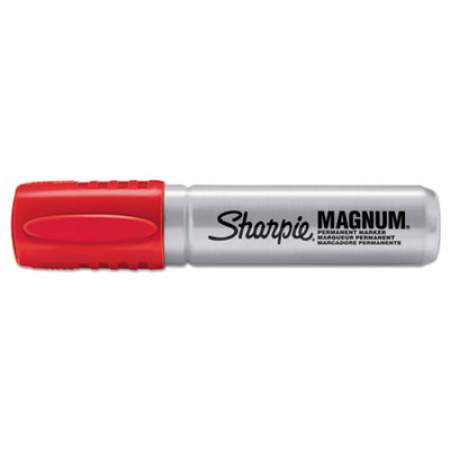 Sharpie Magnum Permanent Marker, Broad Chisel Tip, Red (44002)