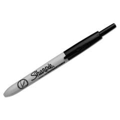 Sharpie Retractable Permanent Marker, Extra-Fine Needle Tip, Black (1735790)