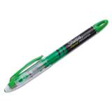 Sharpie Liquid Pen Style Highlighters, Fluorescent Green Ink, Chisel Tip, Green/Black/Clear Barrel, Dozen (1754468)