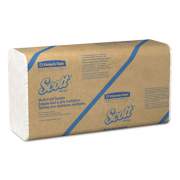 Scott Essential Multi-Fold Towels 100% Recycled, 9 1/5x9 2/5, White, 250/Pk, 16 Pk/CT (01807)