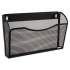 Rolodex Single Pocket Wire Mesh Wall File, Letter, Black (21931)