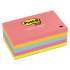 Post-it Notes Original Pads in Cape Town Colors, 3 x 5, Lined, 100-Sheet, 5/Pack (6355AN)