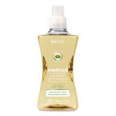 Method 4X Concentrated Laundry Detergent, Free and Clear, 53.5 oz Bottle (01491EA)
