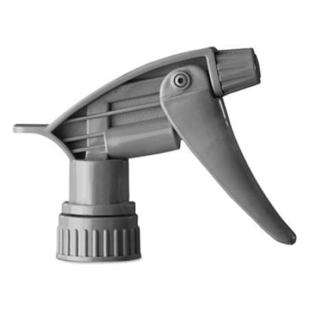 Boardwalk Chemical-Resistant Trigger Sprayer 320CR, 7.25" Tube, Fits16 oz Bottles, Gray, 24/Carton (72108)