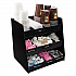 Vertical Condiment Organizer, 9 Compartments, 14.5 x 11.75 x 15, Black (VFC1515)