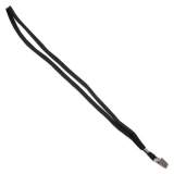Advantus Deluxe Safety Lanyards, Clip Style, 36" Long, Black, 24/Box (75403)