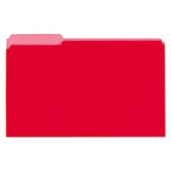 Universal Interior File Folders, 1/3-Cut Tabs, Legal Size, Red, 100/Box (15303)