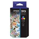 Epson T215120-BCS (215) DURABrite Ultra Ink, Black/Cyan/Magenta/Yellow