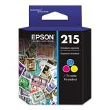 Epson T215530-S (215) DURABrite Ultra Ink, Tri-Color