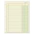 Adams Columnar Analysis Pad, Single-Page 2-Column Accounting Format, 8.5 x 11 Ivory/Green/Red Sheets, 50 Sheets/Pad, 12/Carton (ACP85112)
