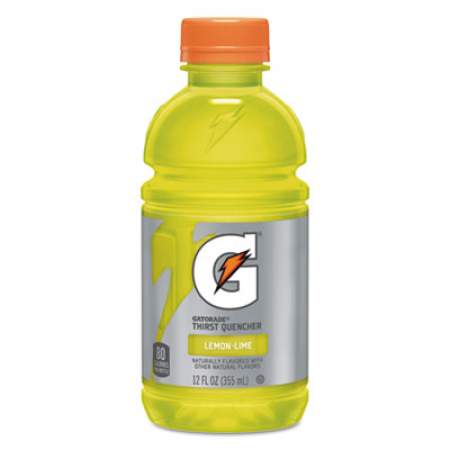 Gatorade G-Series Perform 02 Thirst Quencher, Lemon-Lime, 12 oz Bottle, 24/Carton (12178)