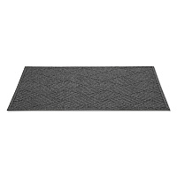 EcoGuard Diamond Floor Mats, Rectangular, Charcoal Gray Carpeted Surface, 36" x 10 ft (EGDFB031004)