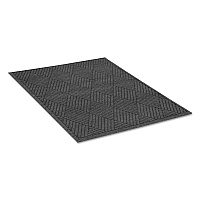 EcoGuard Diamond Floor Mats, Rectangular, Charcoal Gray Carpeted Surface, 48" x 96" (EGDFB040804)