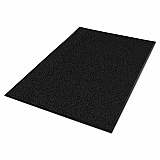 Platinum Series Walk-Off Indoor Wiper Mat, Rectangular, Black Carpeted Surface, 36" x 10 ft (94031035)