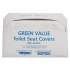 GEN Half-Fold Toilet Seat Covers, 14.75 x 16.5, White, 5,000/Carton (GVTSC5000)