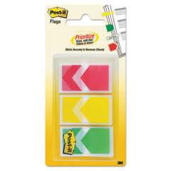 Post-it Flags Arrow 1" Prioritization Page Flags, Red/Yellow/Green, 60/Pack (682ARRRYG)