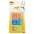 Post-it Flags Arrow Message 1" Page Flags, "Sign Here", Blue/Lime/Orange, 60/Pack (682SHOBL)