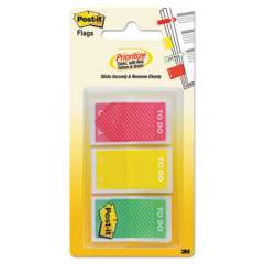 Post-it Flags Arrow Message 1" Prioritization Page Flags, "TO DO", Red/Yellow/Green, 60/Pack (682TODO)