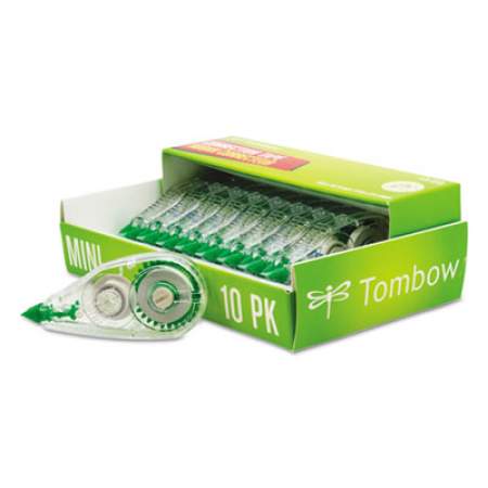 Tombow MONO Mini Correction Tape, 1/6" x 315", Non-Refillable, 10/Pack (68722)