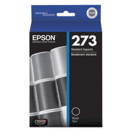 Epson T273020-S (273) Claria Ink, 250 Page-Yield, Black