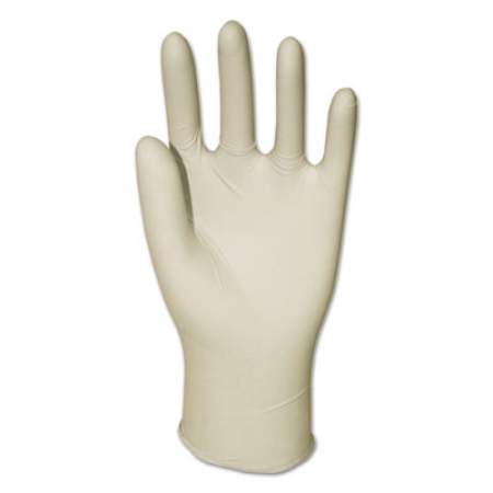 Latex General-Purpose Gloves, Powdered, Large, Clear, 4 2/5 mil, 1000/Carton (8970LCT)