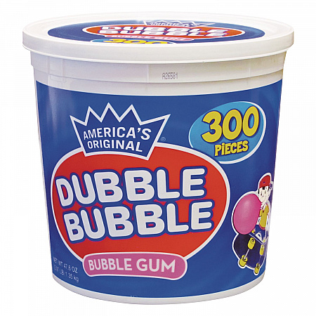 Bubble Gum, Original Pink, 300/Tub (16403)