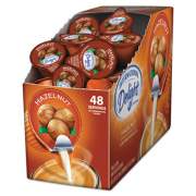 International Delight Flavored Liquid Non-Dairy Coffee Creamer, Hazelnut, 0.4375 oz Cup, 48/Box (02283)