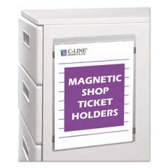 C-Line Magnetic Shop Ticket Holders, Super Heavyweight, 50 Sheets, 9 x 12, 15/BX (83912)